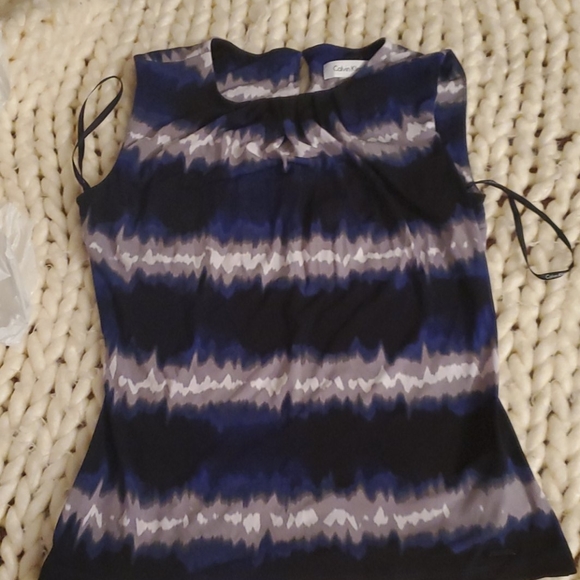 Calvin Klein Pleat Neck Cami - Picture 1 of 2